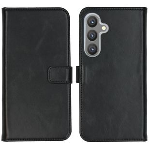 Selencia Echtleder Klapphülle Samsung Galaxy S24 Plus - Schwarz