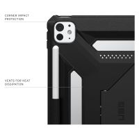 UAG Scout Plus Back Cover mit Ständer Apple iPad Pro 11 (2025) M5 / (2024) M4 - Black