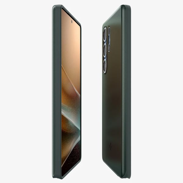 Spigen Thin Fit Backcover mit MagSafe Samsung Galaxy S25 Ultra - Abyss Green