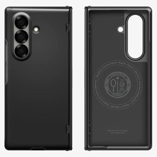 Spigen Slim Armor Pro MagFit Backcover Samsung Galaxy Z Fold 7 - Schwarz
