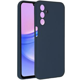 Accezz Liquid Silikoncase Samsung Galaxy A15 (5G/4G) - Dunkelblau