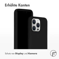 Accezz Liquid Silikoncase mit MagSafe Apple iPhone 15 Pro Max - Schwarz