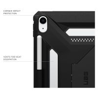 UAG Scout Plus Back Cover mit Ständer Apple iPad 11 (2025) 11 Zoll A16 / iPad 10 (2022) 10.9 Zoll - Black