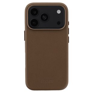 Accezz MagSafe Leather Backcover Apple iPhone 18 Pro / 17 Pro - Kaffeebraun