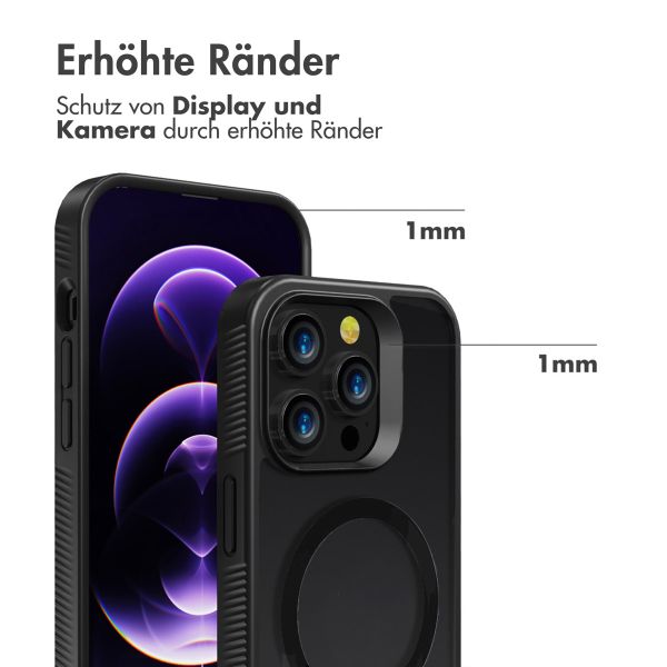 Accezz Rugged Frosted Back Cover mit MagSafe Apple iPhone 14 Pro Max - Schwarz