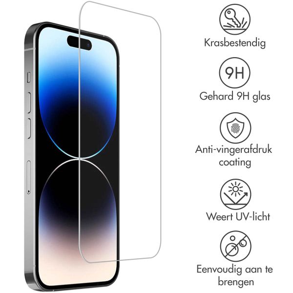 Accezz Displayschutz 10er-pack aus gehärtetem Glas Apple iPhone 15 / 15 Pro / 16