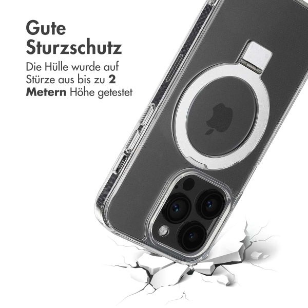 Accezz Ring Stand Backcover mit MagSafe Apple iPhone 14 Pro - Transparent