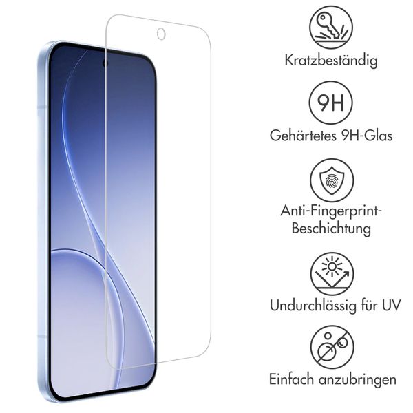 Accezz Screen Protector aus gehärtetem Glas Oppo Reno15 F (5G)