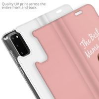 Gestalte deine eigene Compact Gel Klapphülle Samsung Galaxy S20 - Weiß