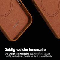 Accezz Vintage Leather Magsafe Backcover Apple iPhone 16 - Tabacco Cognac
