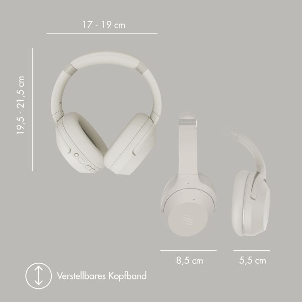 Selencia Urban Play Kabellose Kopfhörer - Aktive Geräuschunterdrückung (ANC) - Mit Aufbewahrungstasche - Melody Mist