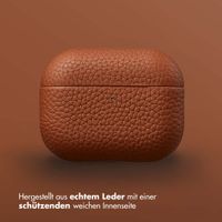 Accezz Echtleder Case  Apple Airpods Pro 3 - Cognac