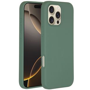 Accezz Liquid Silikoncase mit MagSafe Apple iPhone 16 Pro Max - Dunkelgrün