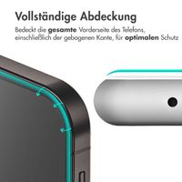 Accezz Vollflächige Schutzfolie aus gehärtetem Glas mit Applikator Samsung Galaxy A55 (5G) / A35
