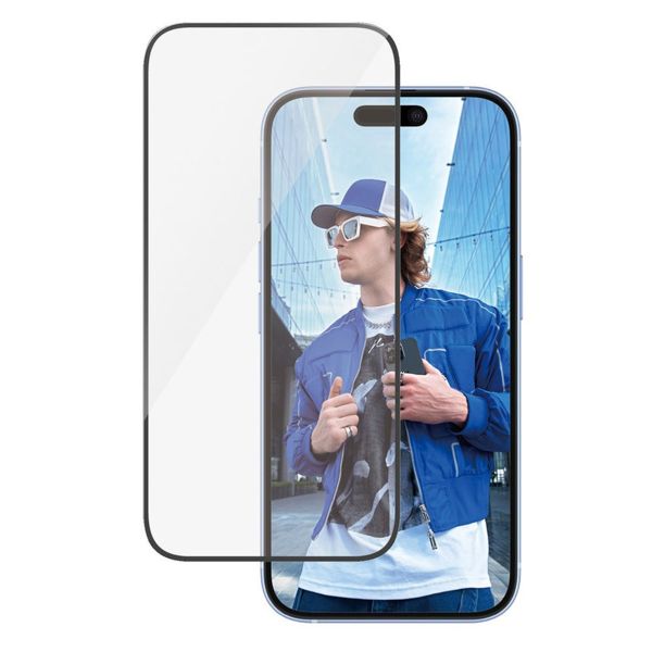 PanzerGlass Ultra-Wide Fit Antibakterieller Displayschutz Apple iPhone 16