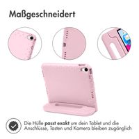 Accezz SchutzHülle mit Handgriff kindersicher Apple iPad 11 (2025) 11 Zoll A16 / iPad 10 (2022) 10.9 Zoll - Hellrosa