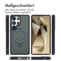 Accezz Ring Stand Backcover mit MagSafe Samsung Galaxy S25 Ultra - Schwarz