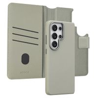Accezz 2-in-1 Klapphülle aus Leder mit MagSafe Samsung Galaxy S26 Ultra - Light Grey