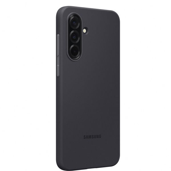 Samsung Original Silikon Cover Samsung Galaxy A36 - Schwarz