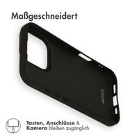 Accezz Color TPU Hülle Apple iPhone 16 Pro - Schwarz