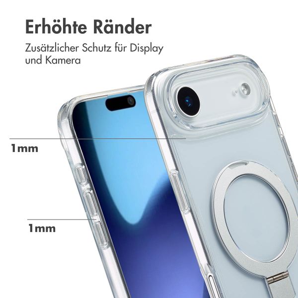 Accezz Ring Stand Backcover mit MagSafe Apple iPhone Air - Transparent
