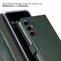 Selencia Echtleder Klapphülle Samsung Galaxy A16 - Grün
