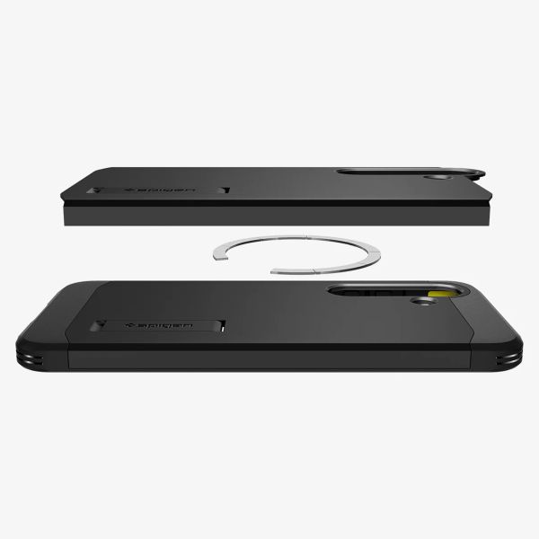 Spigen Tough Armor Backcover MagSafe Samsung Galaxy S25 - Schwarz