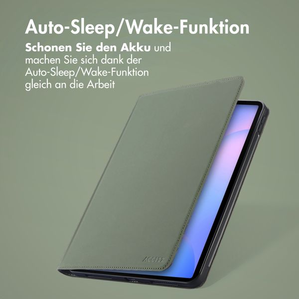 Accezz Classic Klapphülle Samsung Galaxy Tab S10 FE Plus - Grün