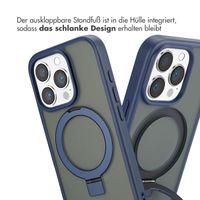 Accezz Ring Stand Backcover mit MagSafe Apple iPhone 16 Pro - Blau