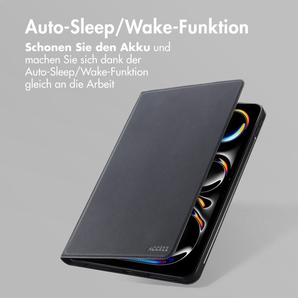 Accezz Classic Klapphülle Apple iPad Pro 11 (2025) M5 / (2024) M4 - Schwarz