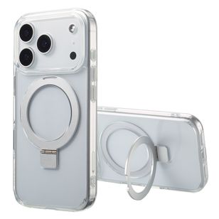 Accezz Ring Stand Backcover mit MagSafe Apple iPhone 17 Pro - Transparent