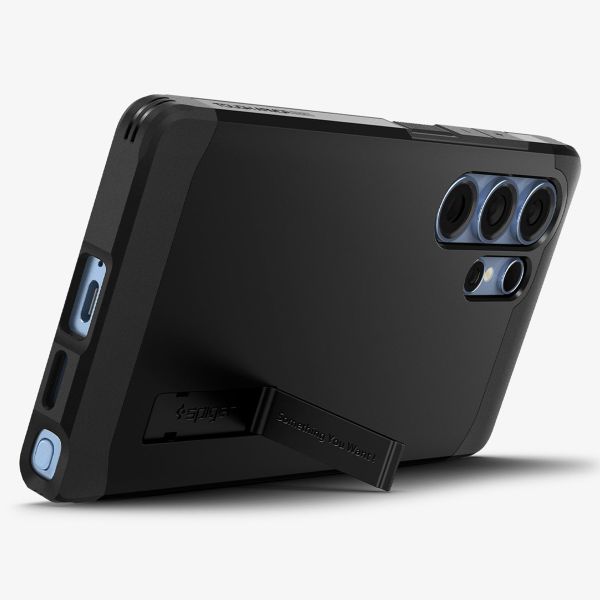Spigen Tough Armor Backcover MagSafe Samsung Galaxy S25 Ultra - Schwarz