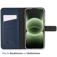 Selencia Echtleder Klapphülle OnePlus 15R - Dunkelblau