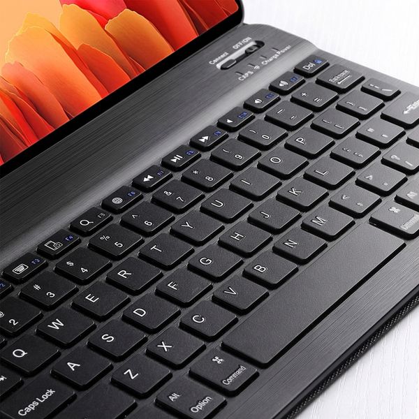Accezz Bluetooth Keyboard Klapphülle Samsung Galaxy Tab A7 - QWERTY / NL - Schwarz
