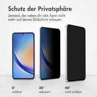Accezz Privacy Displayschutz aus gehärtetem Glas Samsung Galaxy A55 (5G) / A35