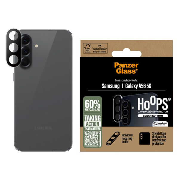 PanzerGlass Hoops Optic Rings Kameraschutz Samsung Galaxy A56 - Transparent