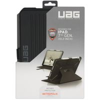 UAG Metropolis Klapphülle Apple iPad 9 (2021) 10.2 Zoll / iPad 8 (2020) 10.2 Zoll / iPad 7 (2019) 10.2 Zoll - Schwarz