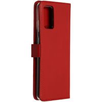 Selencia Echtleder Klapphülle Samsung Galaxy S20 Plus - Rot