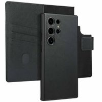 Accezz 2-in-1 Klapphülle aus Leder mit MagSafe Samsung Galaxy S24 Ultra - Onyx Black