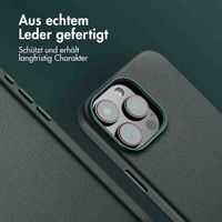 Accezz MagSafe Leather Backcover Apple iPhone 16 Pro Max - Cedar Green
