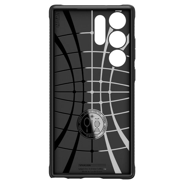 Spigen Rugged Armor Case Samsung Galaxy S23 Ultra - Schwarz