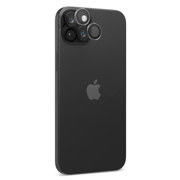 Spigen Optik Pro EZ Fit Lens Protector 2er-Pack Apple iPhone 15 / 15 Plus - Transparent