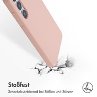 Accezz Liquid Silikoncase Samsung Galaxy S25 Plus - Rosa