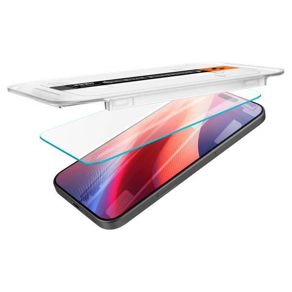 Spigen GLAStR Fit Displayschutzfolie 2er-Pack + Applicator Apple iPhone 16 Pro Max / 17 Pro Max
