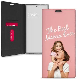 Gestalte deine eigene Compact Gel Klapphülle Samsung Galaxy S24 Ultra - Weiß