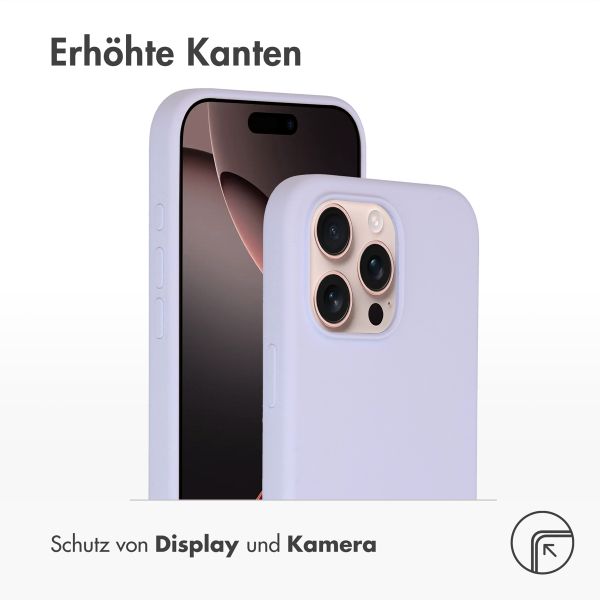 Accezz Liquid Silikoncase mit MagSafe Apple iPhone 16 Pro Max - Violett
