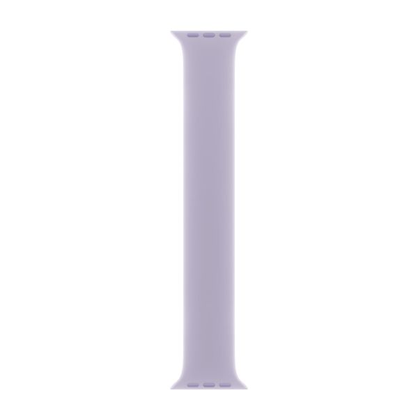 Apple Silikon Solo Loop für  Apple Watch | 38/40/41/42 mm - Größe 4 - Purple Fog