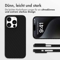Accezz MagSafe Kevlar® Hülle Apple iPhone 15 Pro - Schwarz