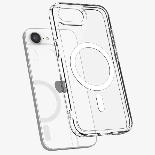 Spigen Ultra Hybrid Backcover MagSafe Apple iPhone 17e / 16e - Clear / White