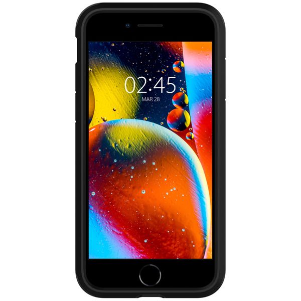 Spigen Tough Armor Backcover Apple iPhone SE (2022 / 2020) - Schwarz